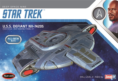 Polar Lights Star Trek U.S.S. Defiant 1:1000 Scale SNAP Model Kit