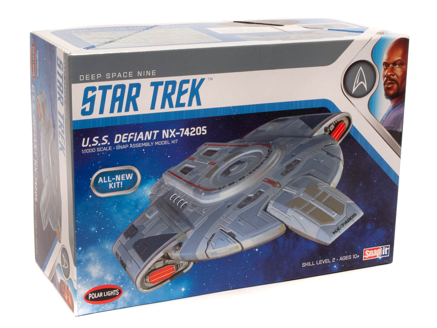 Polar Lights Star Trek U.S.S. Defiant 1:1000 Scale SNAP Model Kit