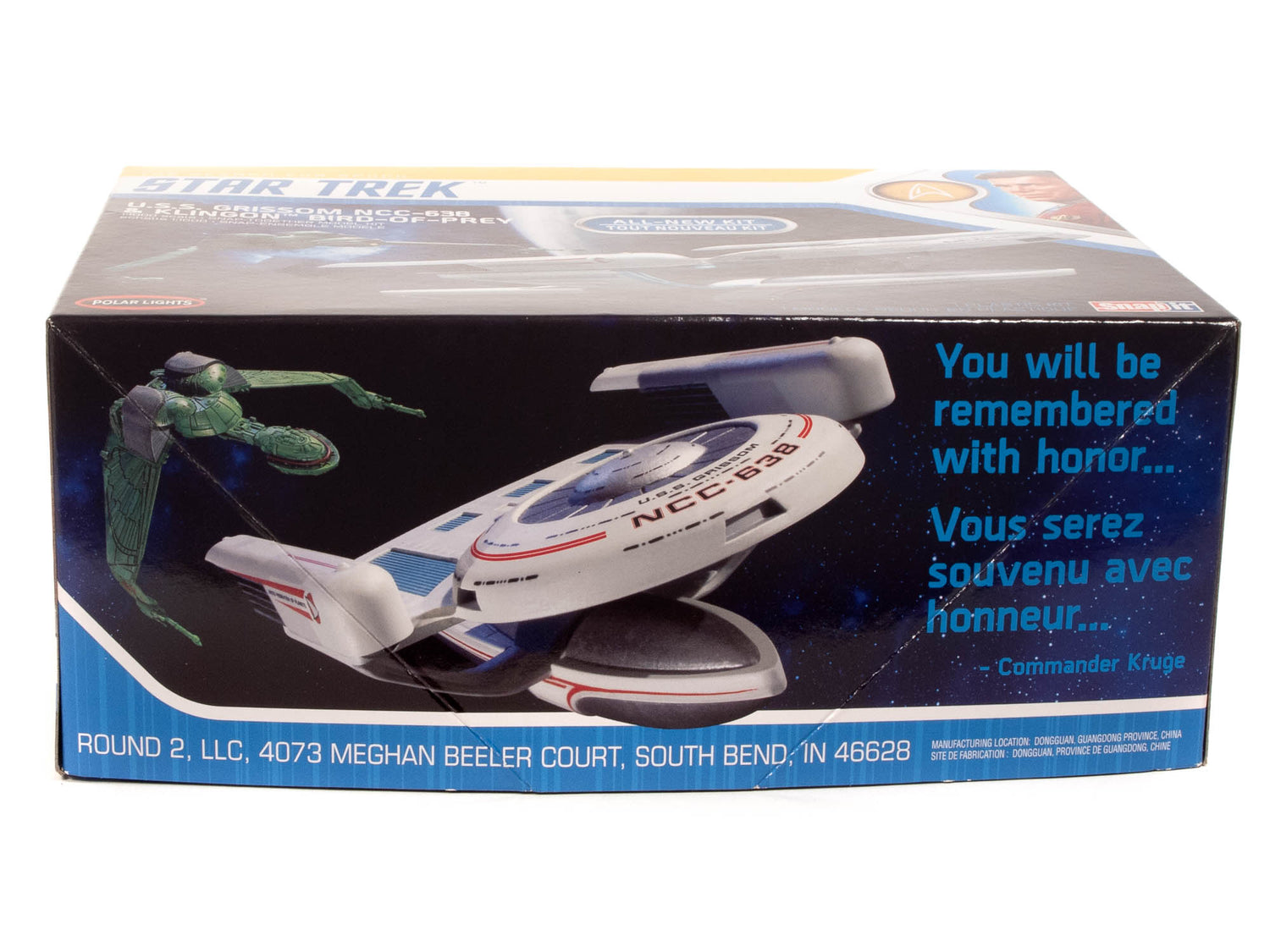 Polar Lights Star Trek U.S.S. Grissom - Klingon BoP (2-pack) Snap 1:1000 Scale Model Kit