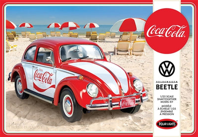 Polar Lights Volkswagen Beetle Snap (Coca-Cola) 1:25 Scale Model Kit