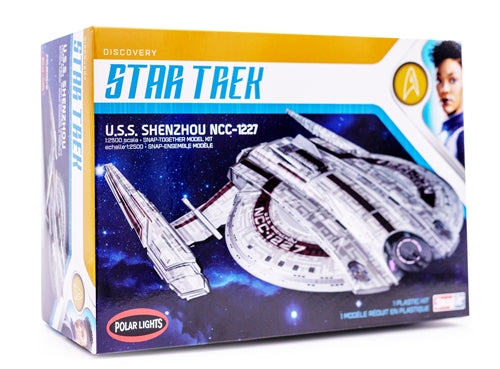 Polar Lights Star Trek Discovery U.S.S. Shenzhou 1:2500 Scale Snap Kit