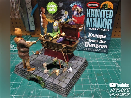 Polar Lights Haunted Manor: Escape from the Dungeon 1:12 Scale Model Kit