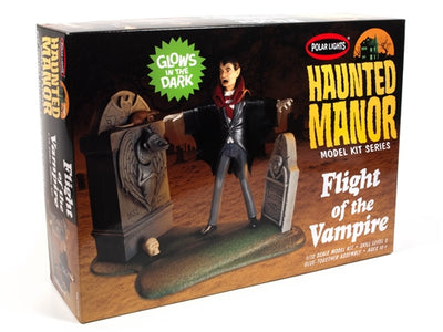 Polar Lights Haunted Manor: Flight of the Vampire 1:12 Scale Model Kit