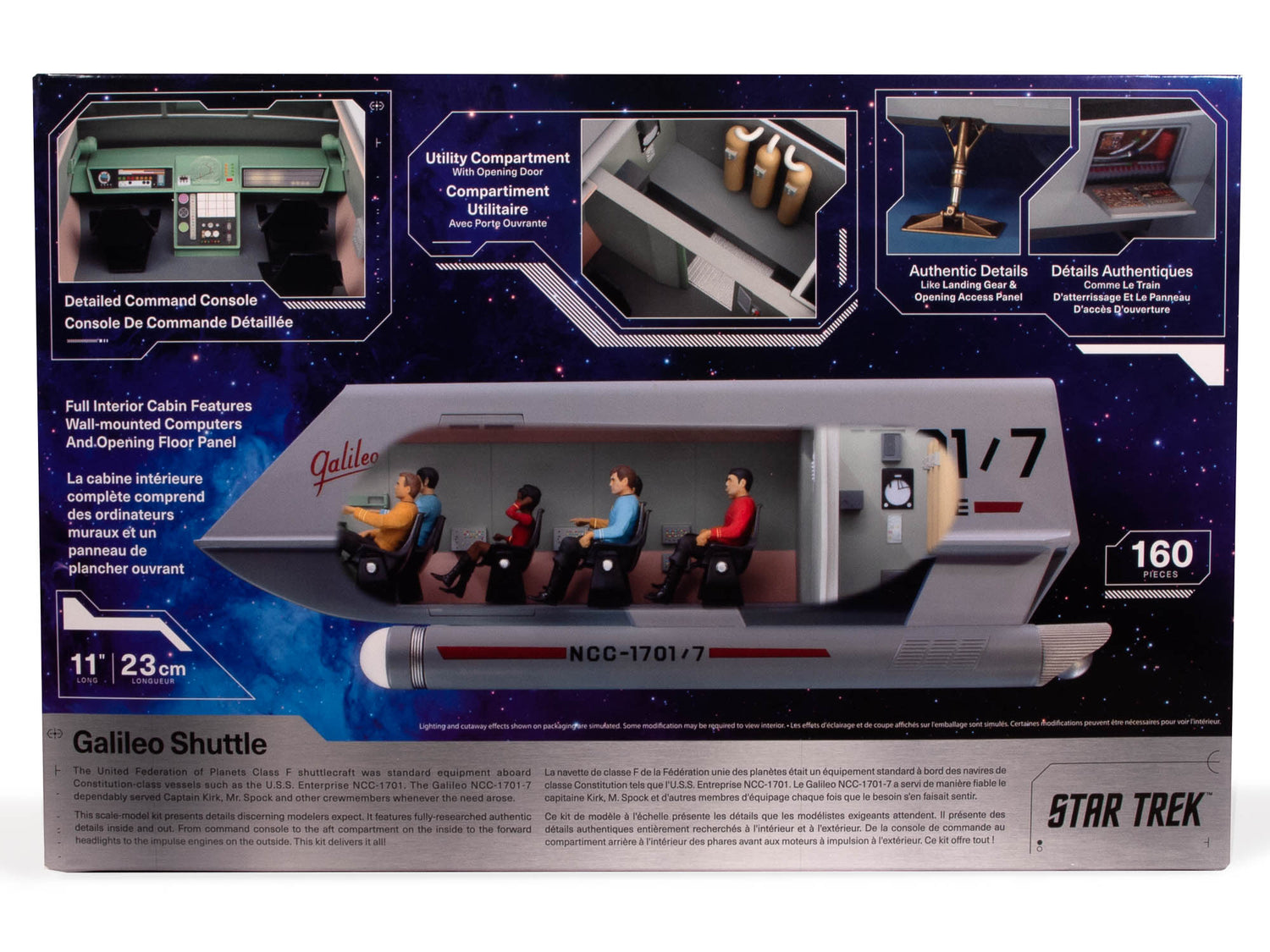 Polar Lights Galileo Shuttle w/Interior 1:32 Scale Model Kit