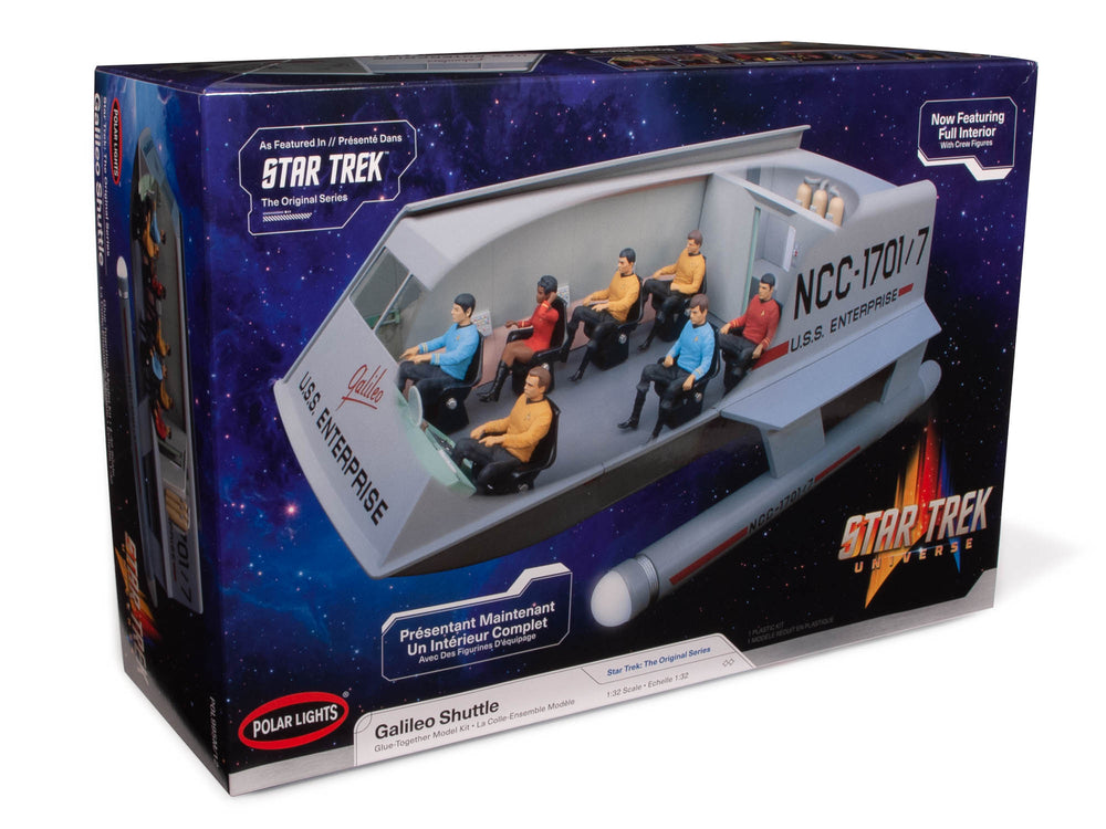 Polar Lights Galileo Shuttle w/Interior 1:32 Scale Model Kit