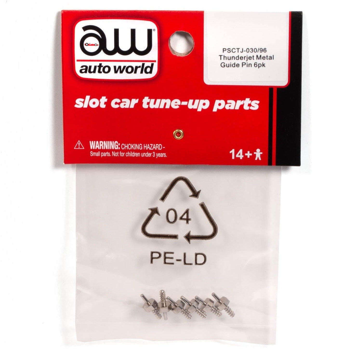 Auto World Thunderjet Metal Guide Pin (6 pack) HO Scale