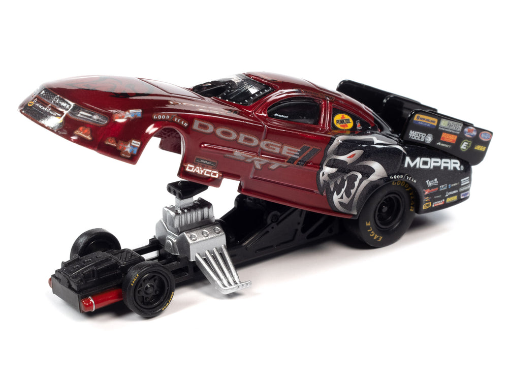 Racing Champions 2021 Matt Hagan Dodge Charger FC (Red & Black w/Race Graphics) 1:64 Diecast