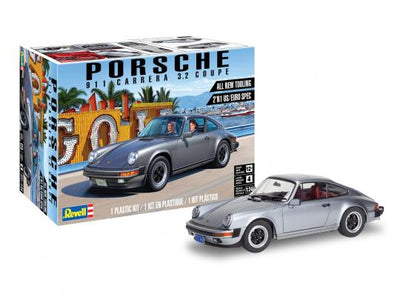 Revell Porsche 911 Carrera 3.2 Coupe 1:24 Scale Model Kit