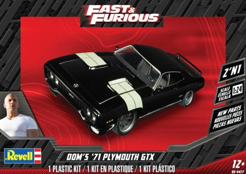 Revell Dom's Plymouth GTX 2 N 1 1:24 Scale Model Kit
