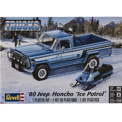 Revell 1980 Jeep Honcho Ice Patrol 1:25 Scale Model Kit