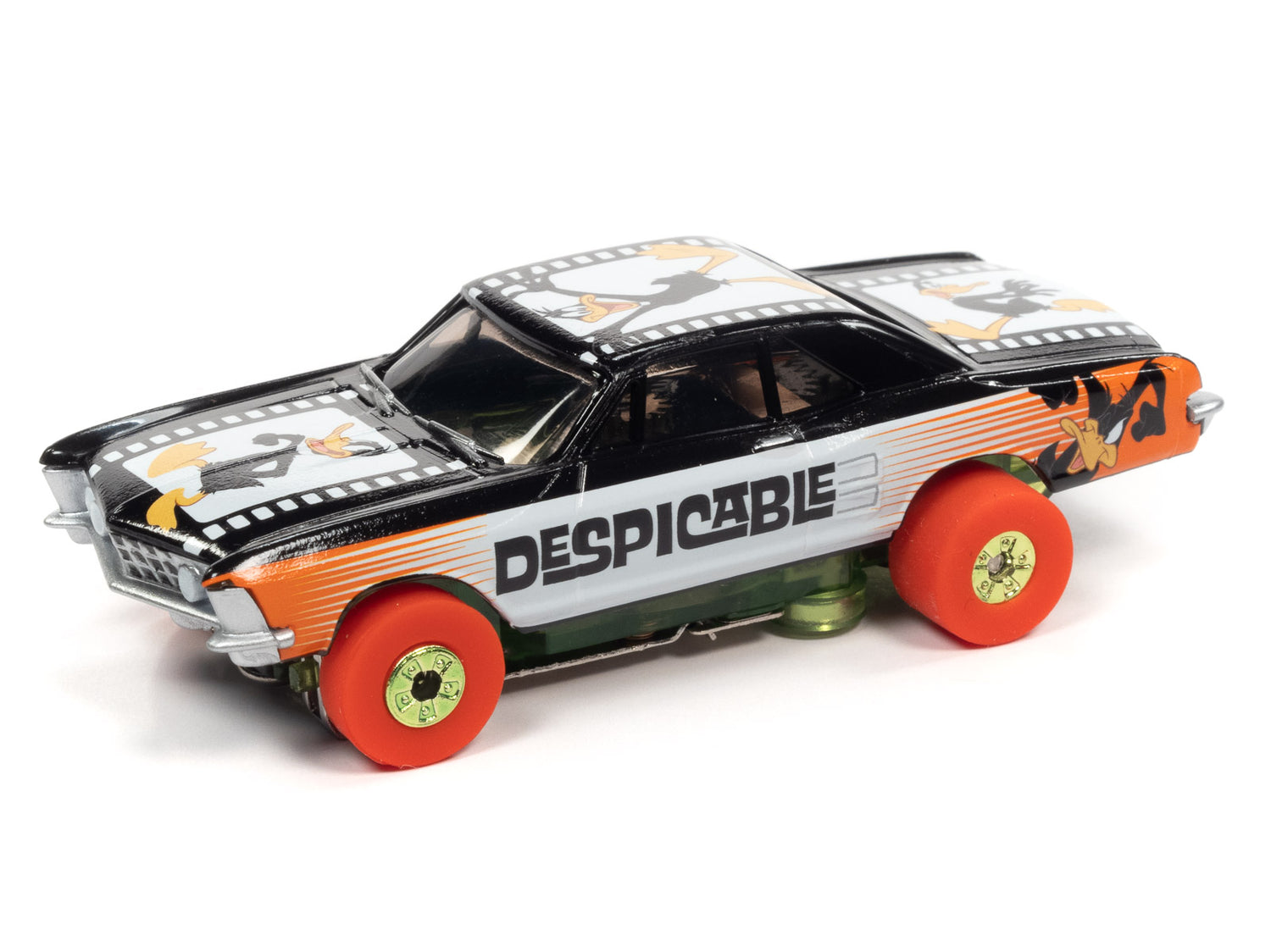 Auto World Thunderjet R33 Daffy Duck - 1963 Buick Riviera HO Scale Slot Car