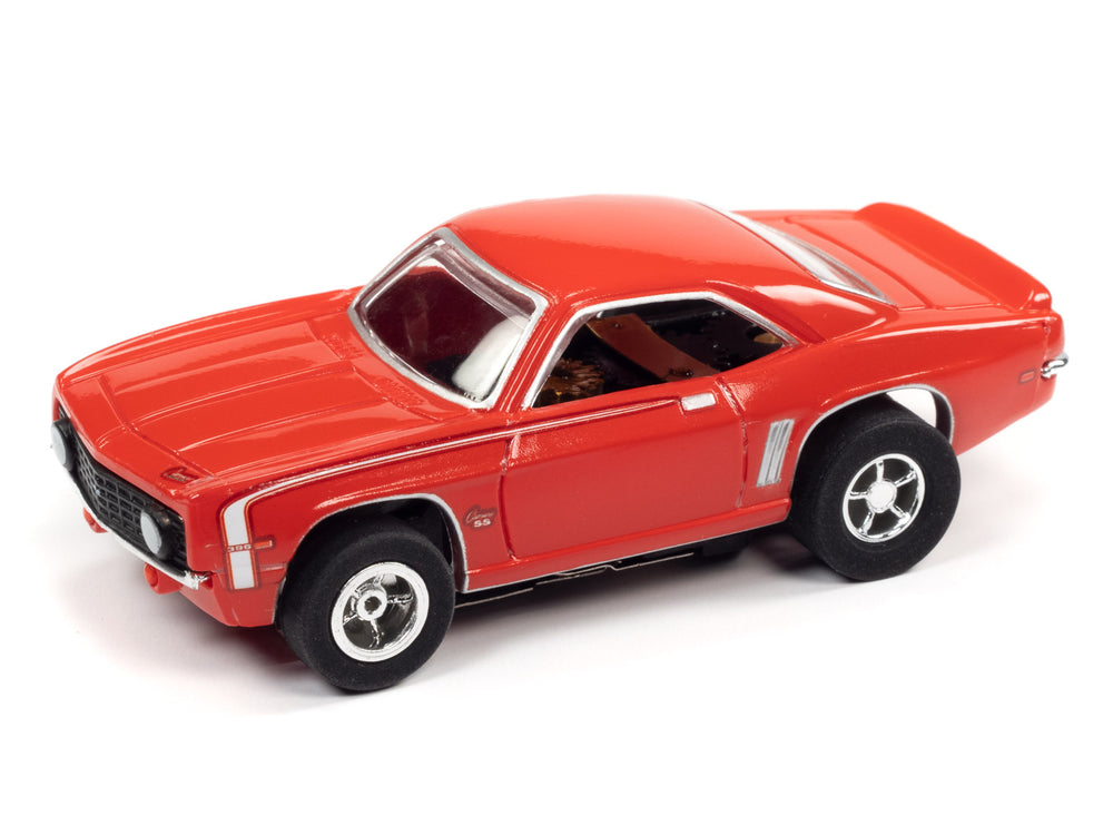 Auto World Xtraction R35 1969 Chevrolet Camaro (Red) HO Scale Slot Car