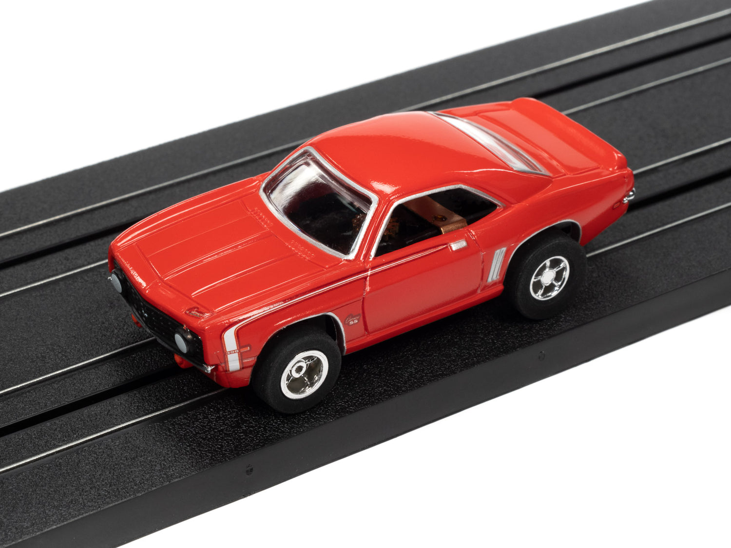 Auto World Xtraction R35 1969 Chevrolet Camaro (Red) HO Scale Slot Car
