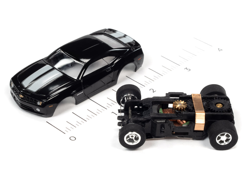 Auto World Xtraction R35 2010 Chevrolet Camaro (Black) HO Scale Slot Car