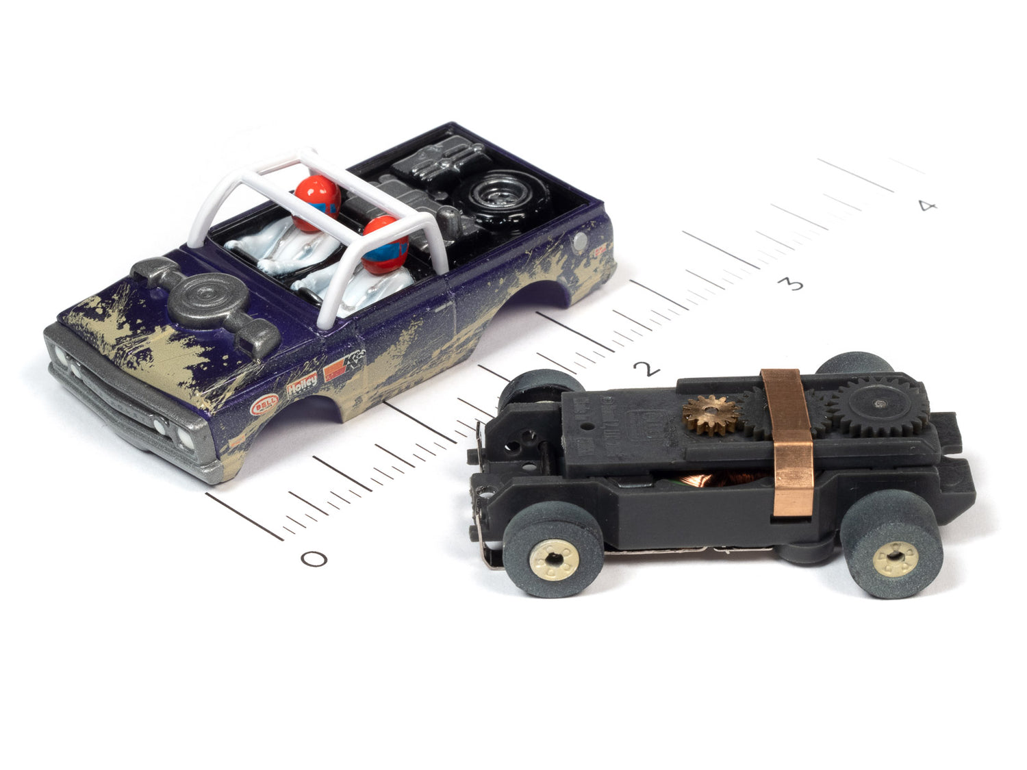 Auto World Thunderjet 1970 Chevrolet Baja Blazer (Purple) HO Scale Slot Car