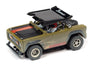 Auto World Xtraction 1971 Ford Baja Bronco (Green) HO Scale Slot Car