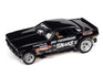 Auto World 4Gear Hot Wheels - Don The Snake Prudhomme 1973 Plymouth Cuda Funny Car (Black) HO Scale Slot Car