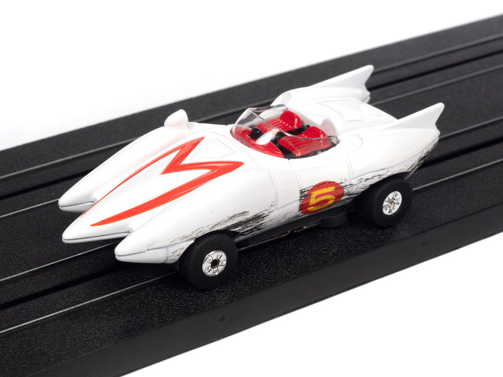 Auto World Thunderjet Speed Racer - Mach 5 (Race Worn) HO Scale Slot Car