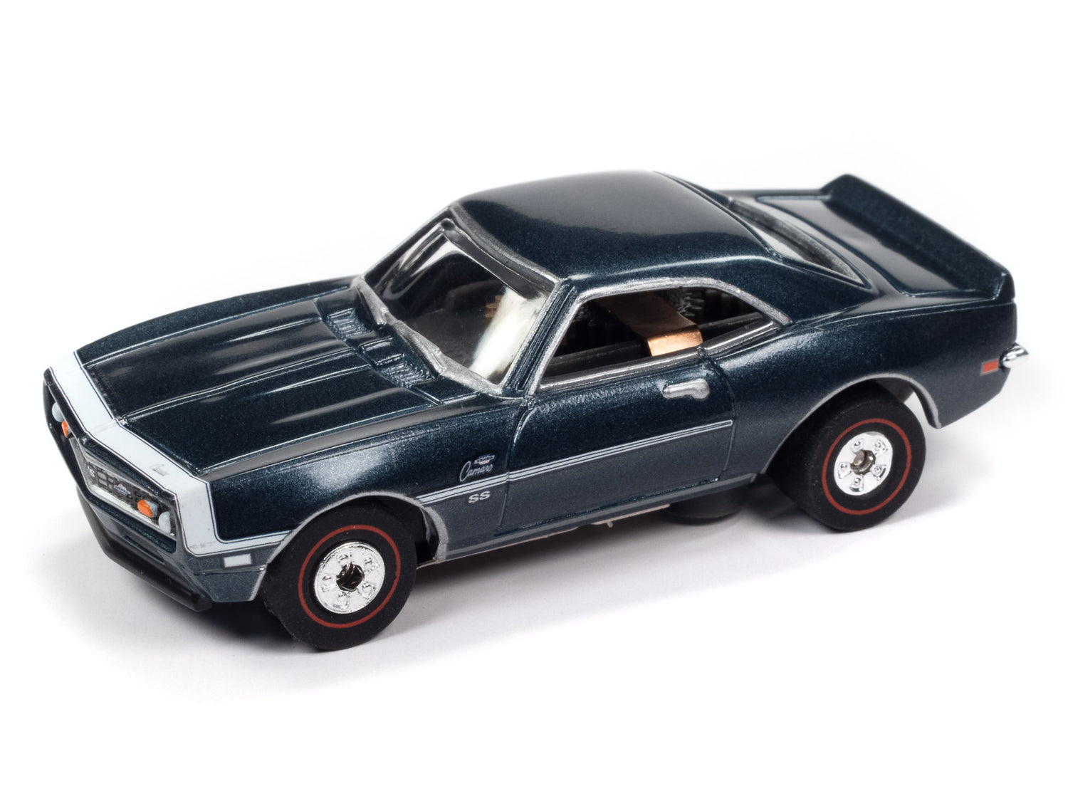 Auto World Thunderjet Yenko - 1968 Chevrolet Camaro (Blue) HO Scale Slot Car