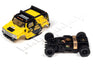 Auto World Xtraction Off Road 2005 Hummer H2 (Yellow) HO Scale Slot Car