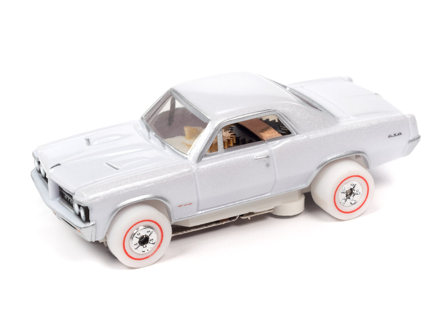 Auto World Thunderjet OK Used Cars 1964 Pontiac GTO (iWheels) HO Scale Slot Car