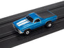 Auto World Thunderjet OK Used Cars 1969 Chevrolet El Camino (Blue) HO Scale Slot Car
