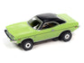 Auto World Thunderjet OK Used Cars 1970 Plymouth Barracuda Gran Coupe (Green) HO Scale Slot Car