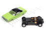 Auto World Thunderjet OK Used Cars 1970 Plymouth Barracuda Gran Coupe (Green) HO Scale Slot Car