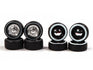 Johnny Lightning wheel and Tire pack #5 (8 Tires-8 Wheels) For 1:64 Scale Diecast