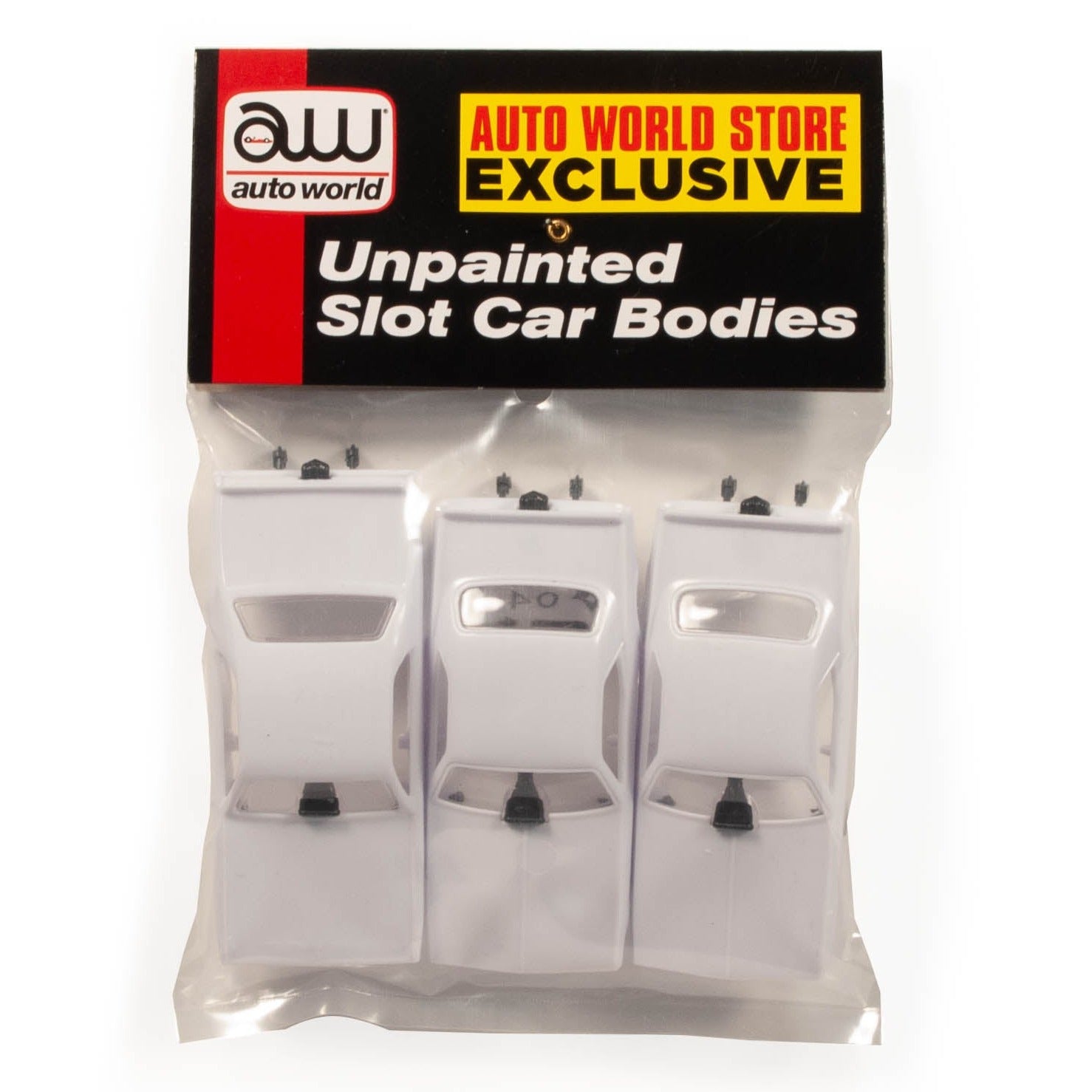 Auto World 4Gear '70 Duster, (2) '70 Cuda HO Scale Unpainted Bodies (3-pack)
