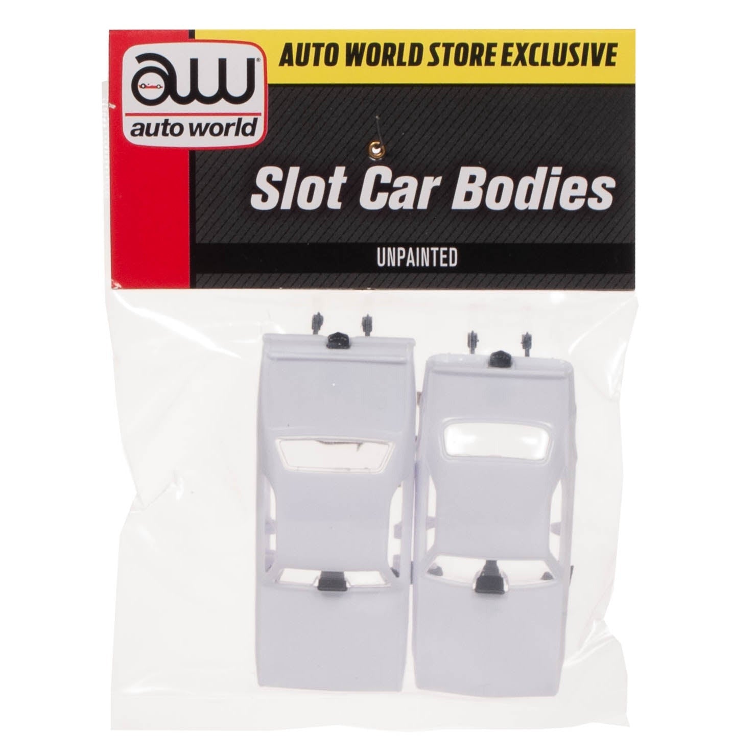 Auto World 4Gear '70 Duster, '70 Cuda HO Scale Unpainted Bodies (2-pack)