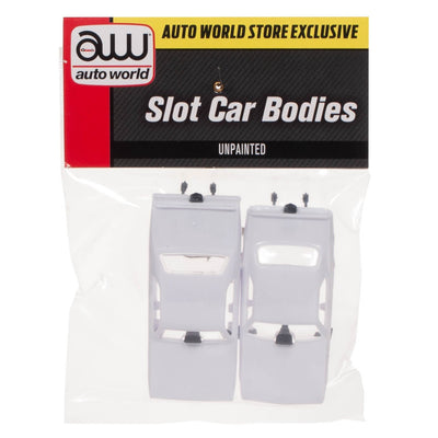Auto World 4Gear '70 Duster, '70 Cuda HO Scale Unpainted Bodies (2-pack)