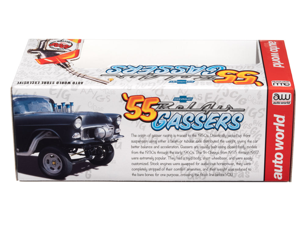 Auto World Xtraction 1955 Chevrolet Bel Air Gassers (3 Car Set
