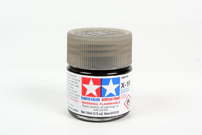 Tamiya Acrylic Mini X19, Smoke 10ml Bottle