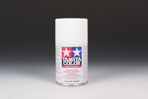 Tamiya Spray Lacquer TS-27 Matte White | Auto World Store