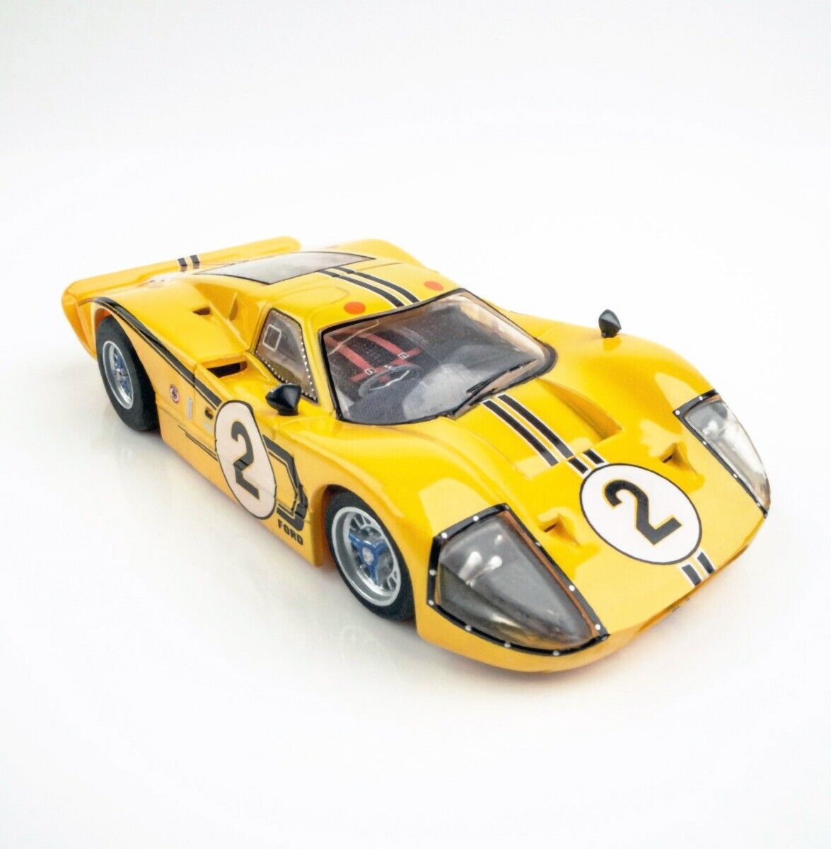 AFX Ford GT40 MkIV #2 Le Mans HO Scale Slot Car
