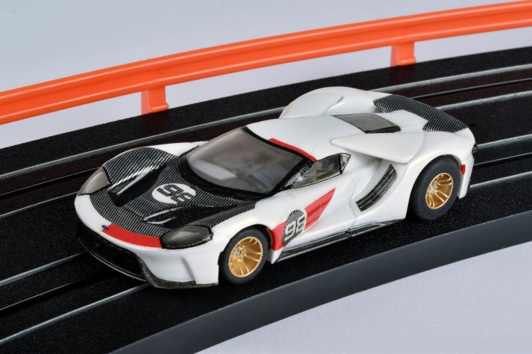 AFX Mega G+ Ford GT Heritage #98 HO Scale Slot Car