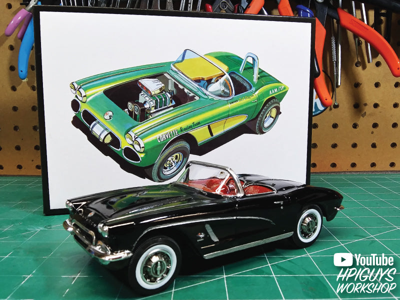 AMT 1/25 1962 Chevy Corvette Model Kit