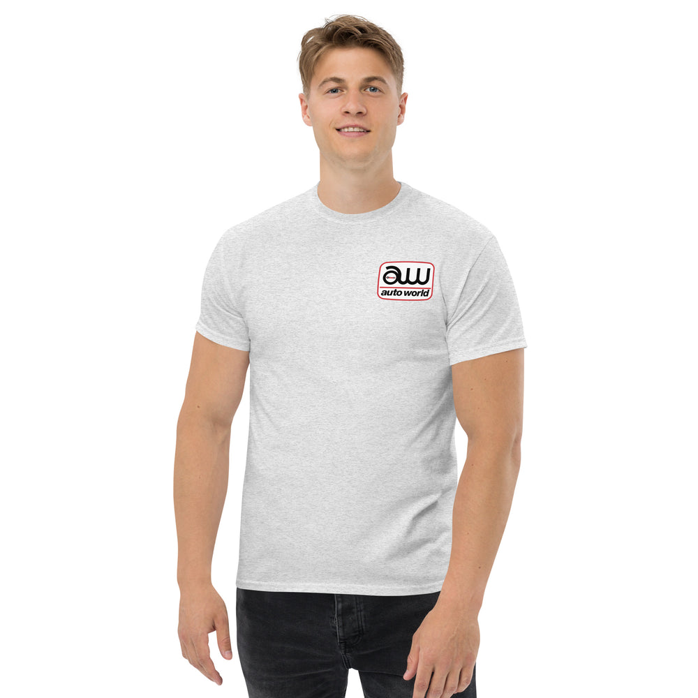 AUTO WORLD LOGO PRINTED T-SHIRT (FRONT AND BACK)