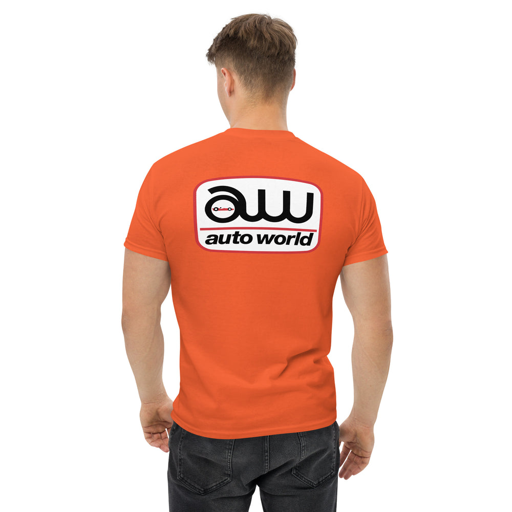 AUTO WORLD LOGO PRINTED T-SHIRT (FRONT AND BACK)