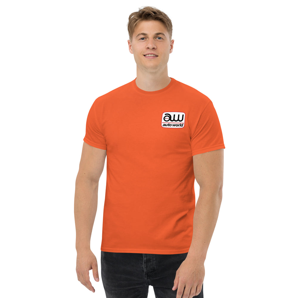 AUTO WORLD LOGO PRINTED T-SHIRT (FRONT AND BACK)