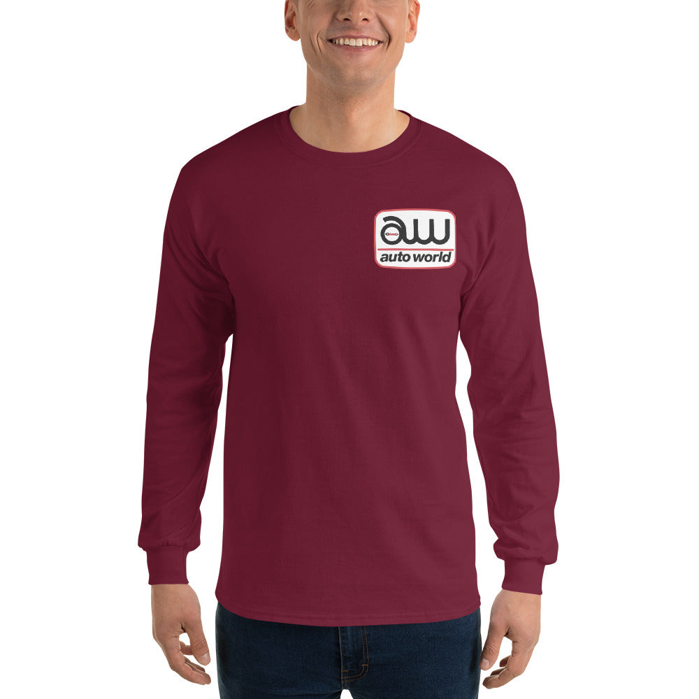 AUTO WORLD LOGO PRINTED LONG-SLEEVED T-SHIRT (FRONT)