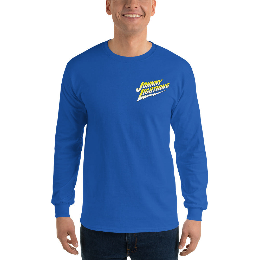 JOHNNY LIGHTNING LOGO PRINTED LONG-SLEEVED T-SHIRT (FRONT JOHNNY LIGHTNING LOGO PRINTED LONG-SLEEVED T-SHIRT (FRONT