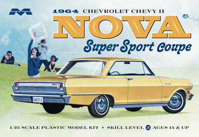 Moebius 1964 Chevy Nova Super Sport 1:25 Scale Model Kit