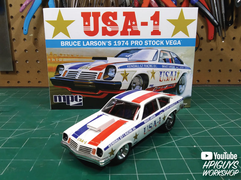 MPC Bruce Larson USA-1 Pro Stock Vega 1:25 Scale Model Kit