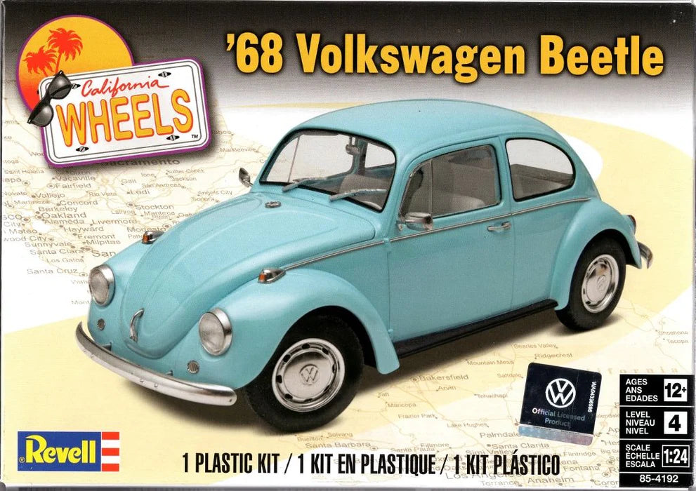 Revell '68 Volkswagen Beetle Plastic Model Kit
