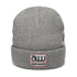 AUTO WORLD LOGO PRINTED RIBBED KNIT BEANIE