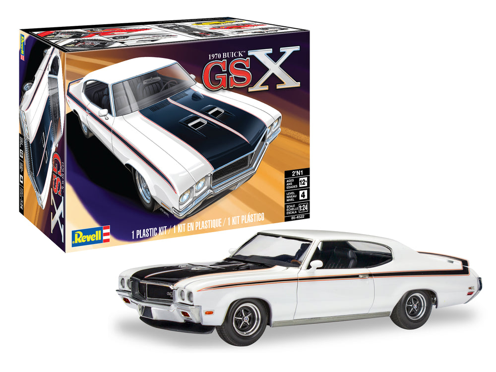 Revell 1970 Buick GSX 2N1 1:24 Scale Model Kit