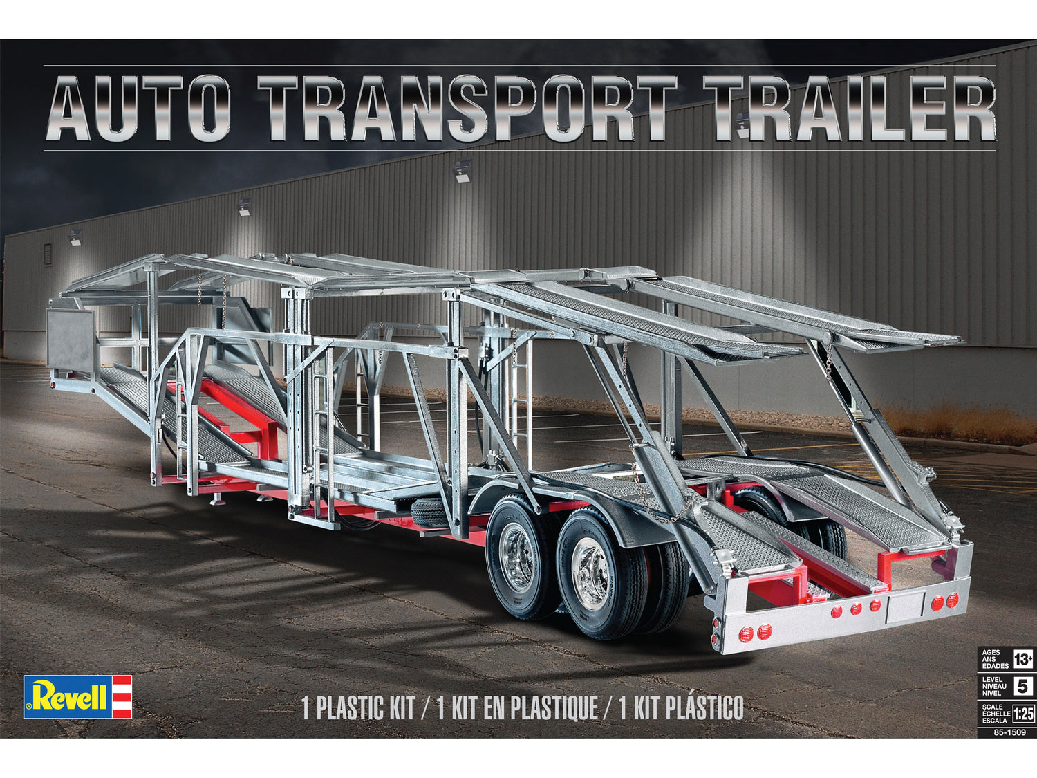 Revell Auto Transport Trailer 1:25 Scale Model Kit