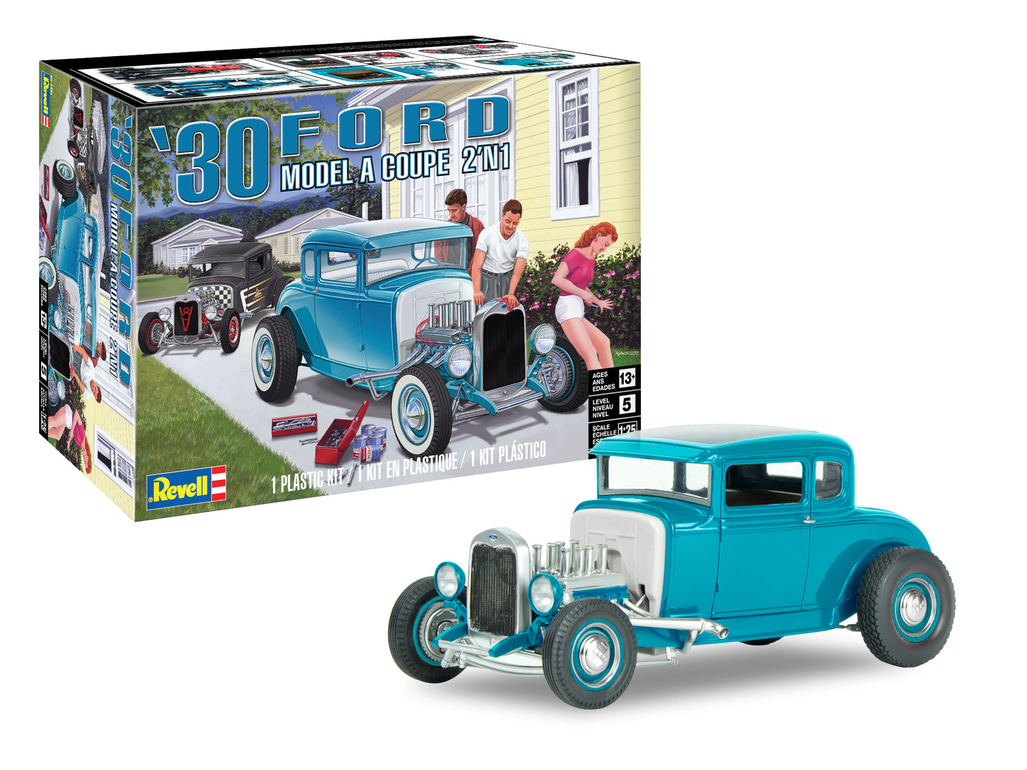 Revell 1930 Ford Model A Coupe 1:25 Scale Model Kit